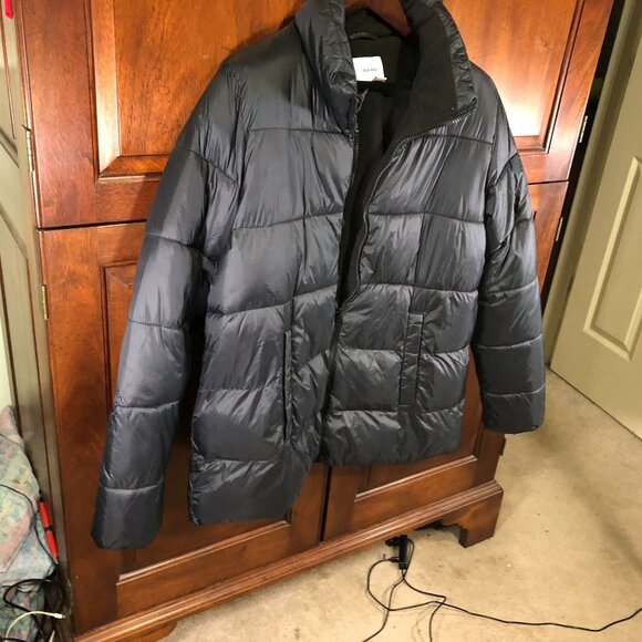 Old Navy Black Puffer Jacket XL Men's Winter Coat - Picture 6 of 16